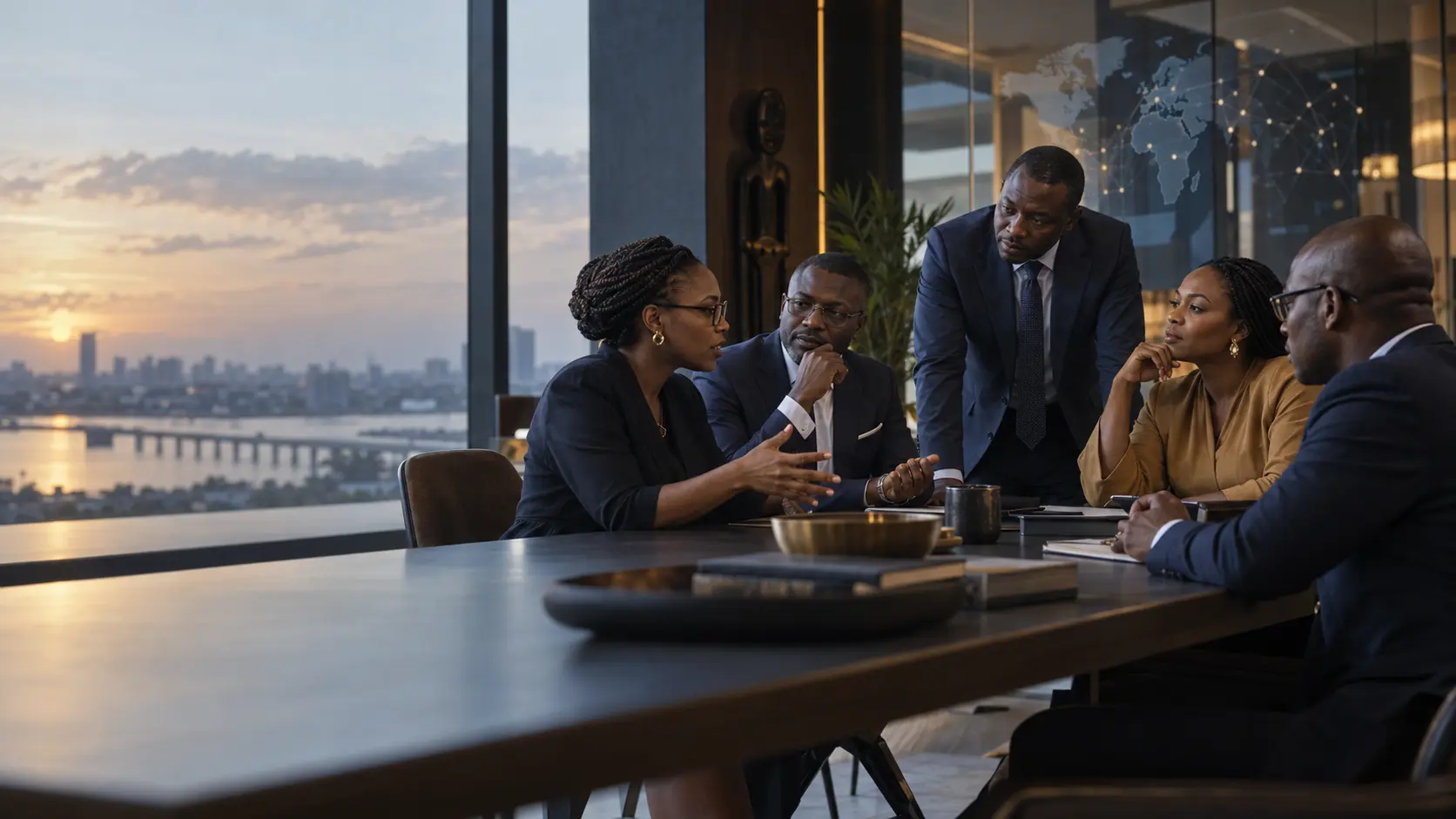 Des dirigeants africains en séance de réflexion stratégique